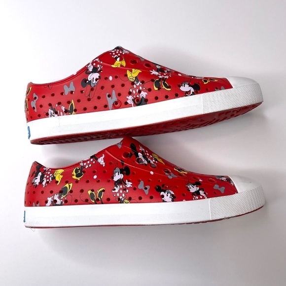Native Women's Red Slip-On Shoes - Picture 7 of 12